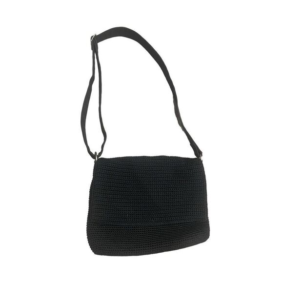 The Sak Womens Black Crochet Purse Shoulder Bag - Picture 5 of 6